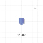Male Luer Cap, Vented, Blue -  - 11639