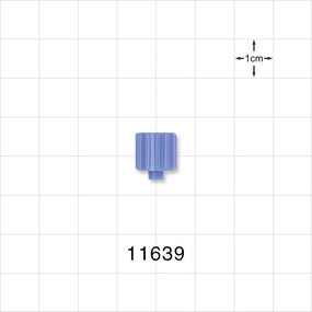 Male Luer Cap, Vented, Blue -  - 11639