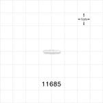 Straight Connector, Barbed, Natural - Fits 1/16 inch Tubing (0.063 inch, 1.59 mm) - 11685