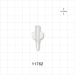 Female Luer Lock, Barbed, Clear - Fits 1/8 inch ID Tubing (0.125 inch, 3.18 mm) - 11762