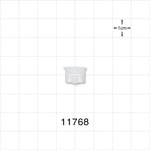 Push-On Male Luer Cap, Vented, Natural -  - 11768