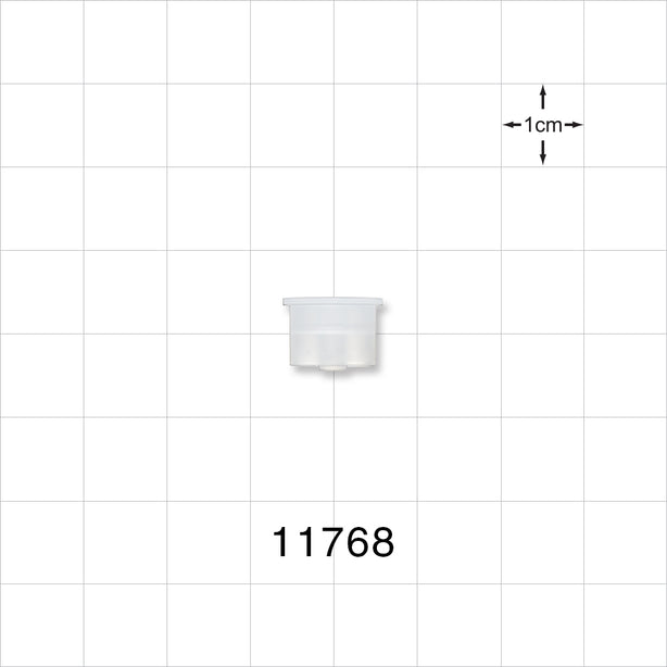 Push-On Male Luer Cap, Vented, Natural -  - 11768