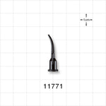 Fine Curved Dispensing Tip, Female Luer Lock, Black -  - 11771