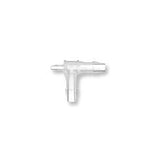 T Connector, Reducer, Barbed, Natural - Fits 1/16 inch ID Tubing (0.063 inch, 1.59 mm); Fits 1/8 inch ID Tubing (0.125 inch, 3.18 mm) - 11928