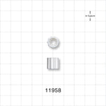 Luer Lock Ring, White -  - 11958