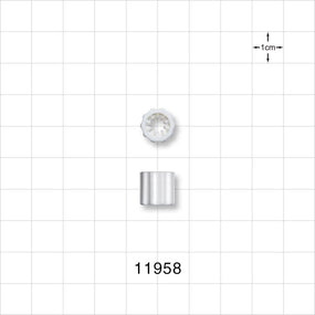 Luer Lock Ring, White -  - 11958