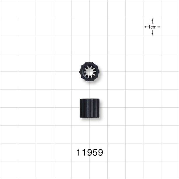 Luer Lock Ring, Black -  - 11959
