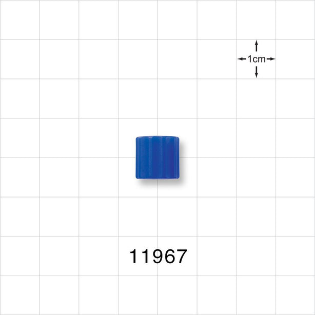 Luer Lock Ring, Blue -  - 11967
