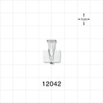 Female Luer Lock, Tubing Port, Clear - 0.057 inch ID (1.45mm) - 12042