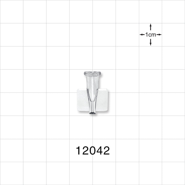 Female Luer Lock, Tubing Port, Clear - 0.057 inch ID (1.45mm) - 12042