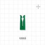 Open Jaw Slide Clamp, Green - Fits 0.197 inch OD Tubing (5 mm) - 12053