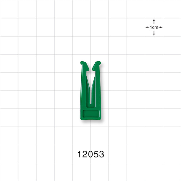 Open Jaw Slide Clamp, Green - Fits 0.197 inch OD Tubing (5 mm) - 12053