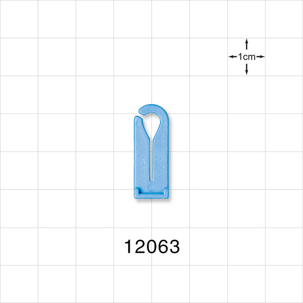 Open Jaw Slide Clamp, Blue - Fits 5/32 inch OD Tubing (0.156 inch, 3.97 mm) - 12063