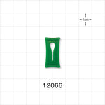 Slide Clamp, Green - Fits 0.078 inch - 0.098 inch OD Tubing (1.98 mm - 2.5 mm) - 12066