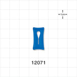 Slide Clamp, Blue - Fits 0.098 inch OD Tubing (2.5 mm) - 12071