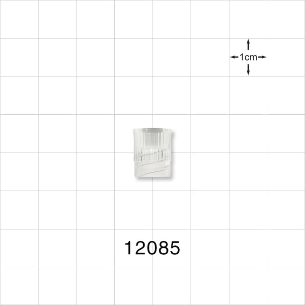 Stemless Male Luer Cap, Vented w/Hydrophobic Filter, Natural - 3 Micron - 12085
