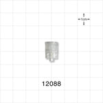 Male Luer Cap, Vented w/Hydrophobic Filter, Natural - 3 Micron - 12088