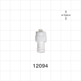 Double Dead-Ender Cap, Vented, White -  - 12094