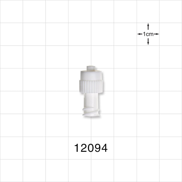 Double Dead-Ender Cap, Vented, White -  - 12094