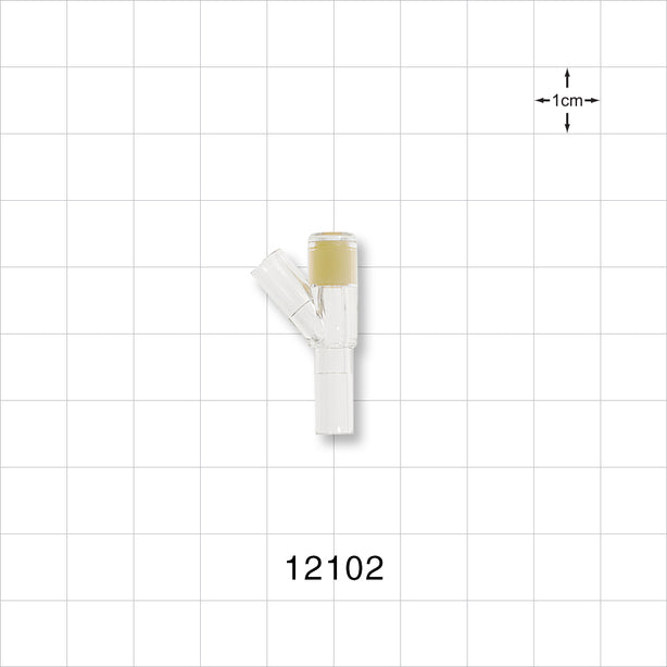 Y Injection Site, Tubing Ports - Both Ports 0.157 inch ID (4 mm) - 12102