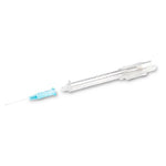 MedSource International Peripheral IV Catheter ClearSafe Comfort™ BC 14 Gauge 1.25 Inch Sliding Safety Needle - Box of 50 - MS-86214-BX
