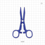 Single-Use Locking Kocher Forceps, Blue - 5.5 inch (140 mm) - 12127