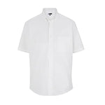 Edwards Garment CO Work 1245 000 Men's Short Sleeve Poplin Shirt, Lightweight, White, Size - 2XL - 1 Each