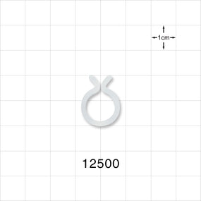 Twist Clip - 0.46 inch Diameter (11.6 mm) - 12500