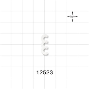 3-Channel Multi-Cavity Clip, Natural - 0.143 inch Channel (3.63 mm) - 12523