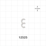 2-Channel Multi-Cavity Clip, Natural - 0.215 inch Channel (5.46 mm) - 12525