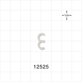 2-Channel Multi-Cavity Clip, Natural - 0.215 inch Channel (5.46 mm) - 12525
