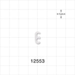 2-Channel Multi-Cavity Clip, Natural - 0.145 inch Channel (3.68 mm) - 12553