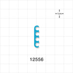 4-Channel Multi-Cavity Clip, Blue - 0.145 inch Channel (3.68 mm) - 12556