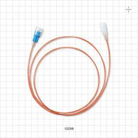 Light-Sensitive Extension Line, Female Luer Lock to Male Luer Lock with Non-Vented Caps - 0.039 inch ID x 0.079 inch OD (1 mm x 2 mm); 40 inch (1016 mm) - 12598
