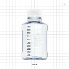 PharmaTainer™ Bottle, Non-Sterile, 5/Vacuum-Sealed Pack - 500 ml; 48 mm cap - 12704
