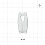 Slide Clamp, White - Fits 3/8 inch OD Tubing (0.375 inch, 9.5 mm) - 13015