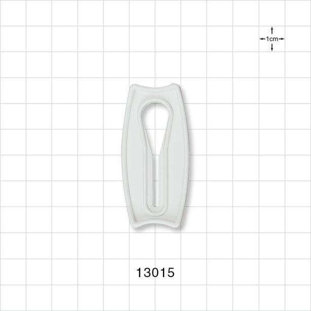Slide Clamp, White - Fits 3/8 inch OD Tubing (0.375 inch, 9.5 mm) - 13015