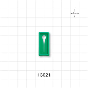 Slide Clamp, Green - Fits 0.2 inch OD Tubing (5 mm) - 13021