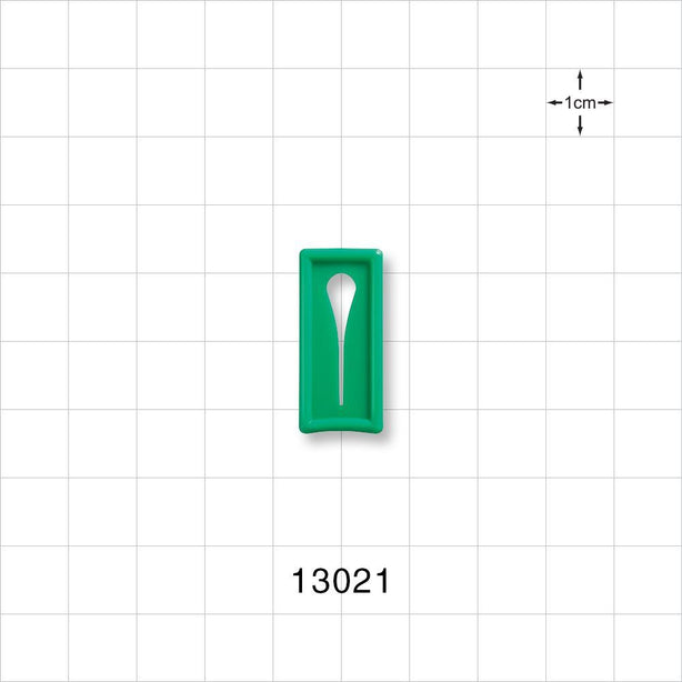 Slide Clamp, Green - Fits 0.2 inch OD Tubing (5 mm) - 13021