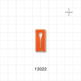 Slide Clamp, Orange - Fits 0.2 inch OD Tubing (5 mm) - 13022