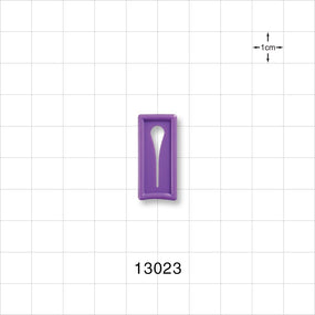 Slide Clamp, Purple - Fits 0.2 inch OD Tubing (5 mm) - 13023
