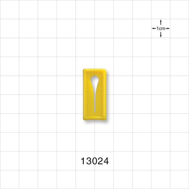 Slide Clamp, Yellow - Fits 0.2 inch OD Tubing (5 mm) - 13024