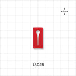 Slide Clamp, Red - Fits 0.2 inch OD Tubing (5 mm) - 13025