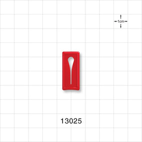 Slide Clamp, Red - Fits 0.2 inch OD Tubing (5 mm) - 13025