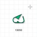 Pinch Clamp, Green - Fits 0.079 inch - 0.217 inch OD Tubing (2 mm - 5.5 mm) - 13050