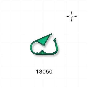 Pinch Clamp, Green - Fits 0.079 inch - 0.217 inch OD Tubing (2 mm - 5.5 mm) - 13050