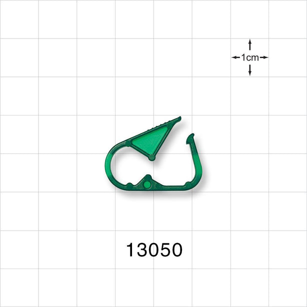 Pinch Clamp, Green - Fits 0.079 inch - 0.217 inch OD Tubing (2 mm - 5.5 mm) - 13050