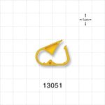 Pinch Clamp, Yellow - Fits 0.079 inch - 0.217 inch OD Tubing (2 mm - 5.5 mm) - 13051