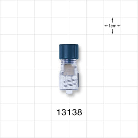 Tuohy Borst Adapter, Male Luer Lock - 3 FR (0.039 inch, 1 mm) - 13138