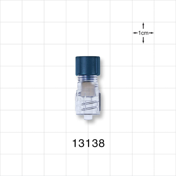 Tuohy Borst Adapter, Male Luer Lock - 3 FR (0.039 inch, 1 mm) - 13138